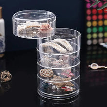 Load image into Gallery viewer, Transparent 360° Rotating Jewelry Box - 5 Layer
