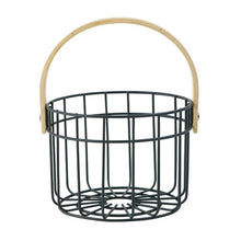 Load image into Gallery viewer, Multipurpose Iron Basket with Wooden Handle
